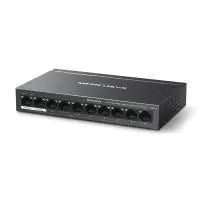 Mercusys MS110P 10-Port 10/100Mbps Desktop Switch with 8-Port PoE+