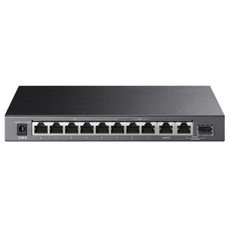 TP-Link 10 Port Gigabit Desktop Switch with 6-Port PoE+ and 2-Port PoE++