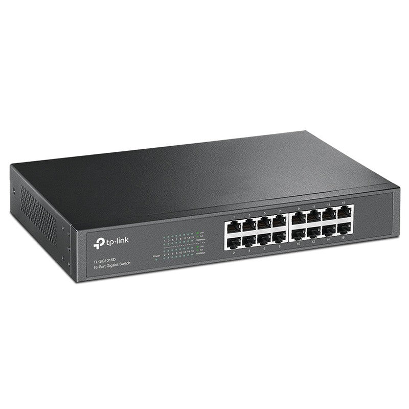 TP-Link 16 Port 10/100/1000 Gigabit Rack Mountable Switch