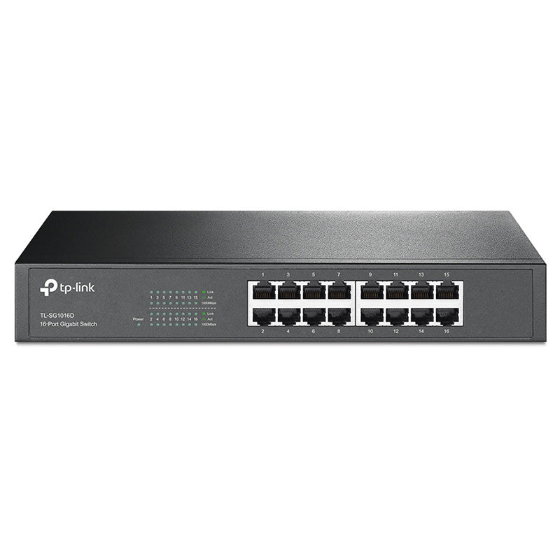 TP-Link 16 Port 10/100/1000 Gigabit Rack Mountable Switch