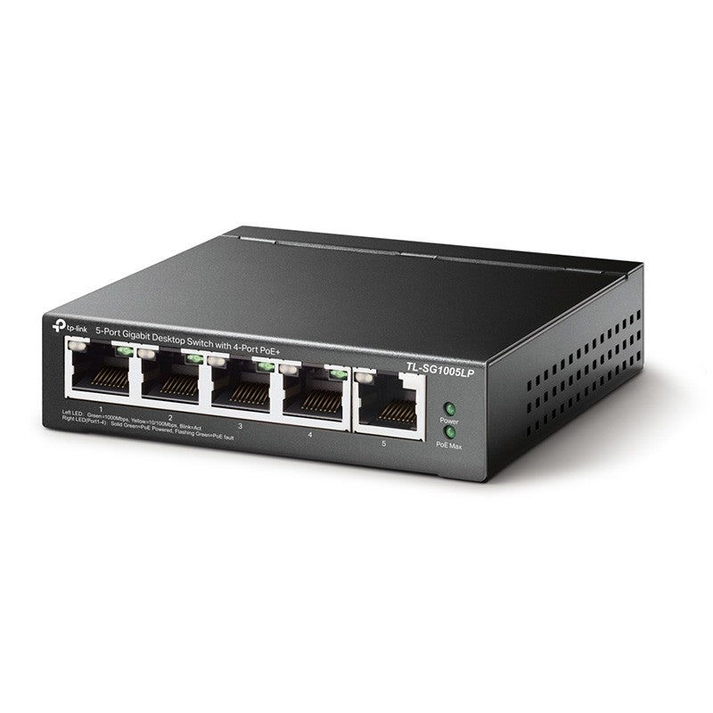 TP-Link 5 Port Gigabit PoE+ Desktop Switch