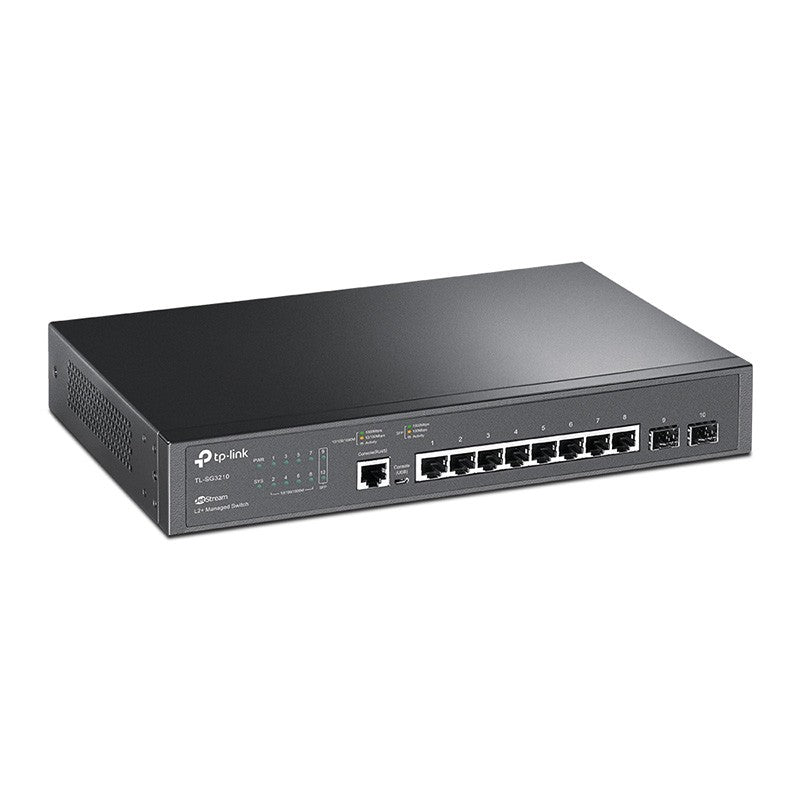TP-Link JetStream 8-Port Gigabit L2 Managed Switch with 2 SFP Slots