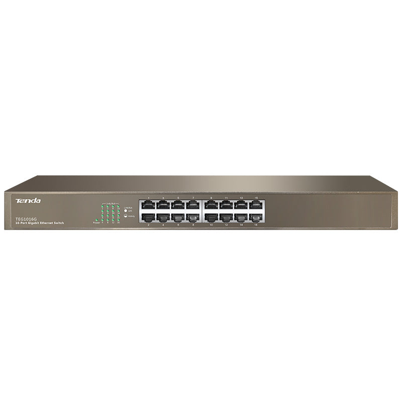 Tenda 16-port Gigabit 19in Rack Mountable Gigabit Switch V 8.0