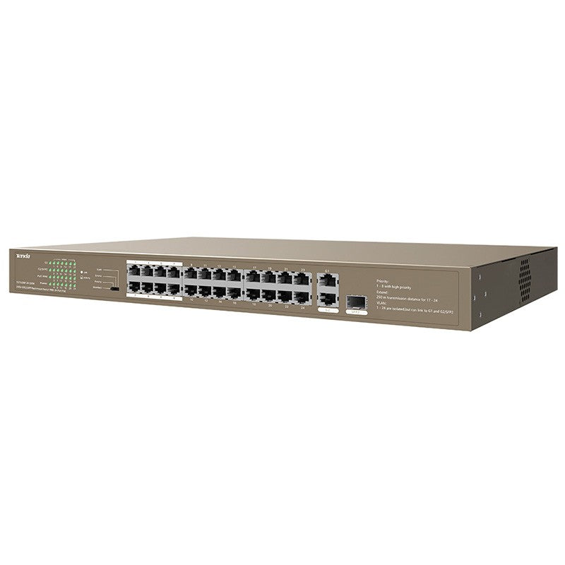 Tenda 24 Port 24FE+2GE/1SFP Rackmount Switch