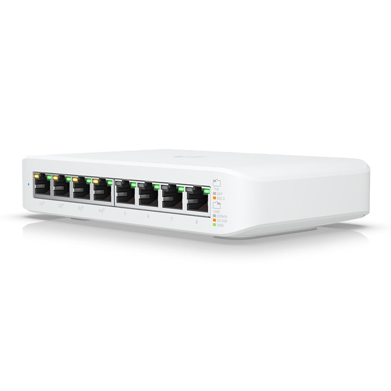 Ubiquiti UniFi Lite 8 Port Managed PoE/PoE+ Gigabit Switch