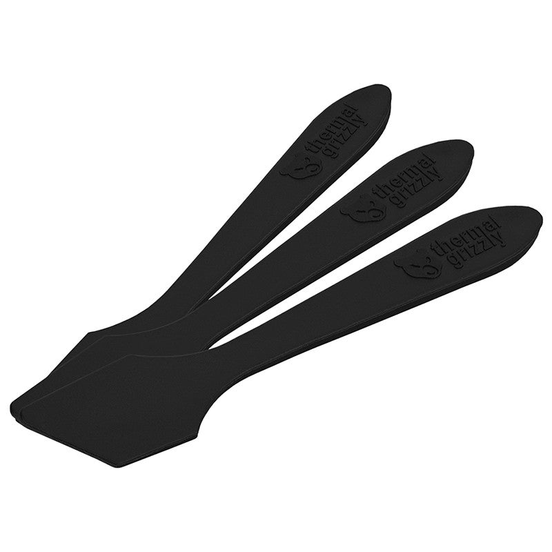Thermal Grizzly Thermal Paste Spatula - Black 3pcs