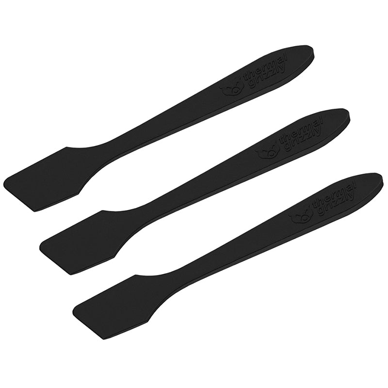Thermal Grizzly Thermal Paste Spatula - Black 3pcs