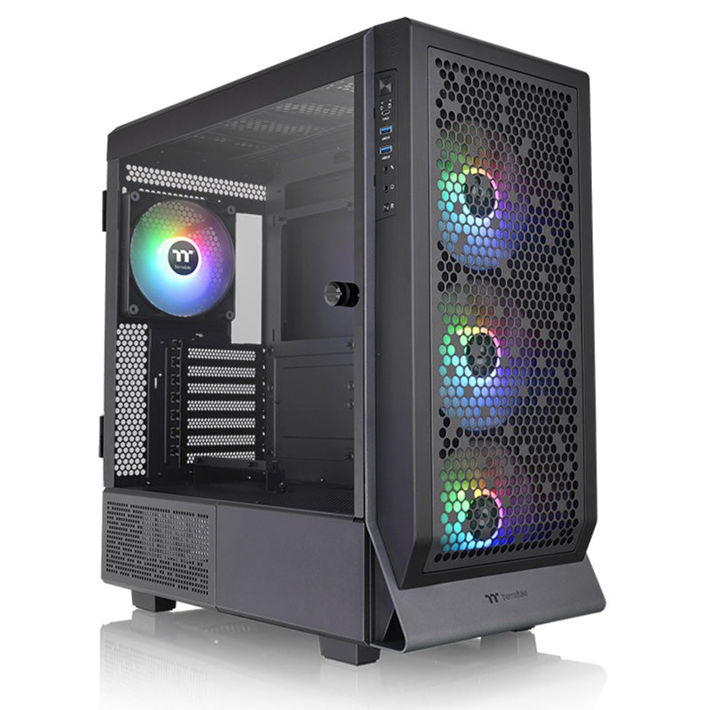 Thermaltake Ceres 500 TG ARGB Mid Tower EATX Case - Black