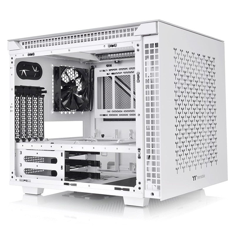 Thermaltake Divider 200 TG Air mATX Case - Snow