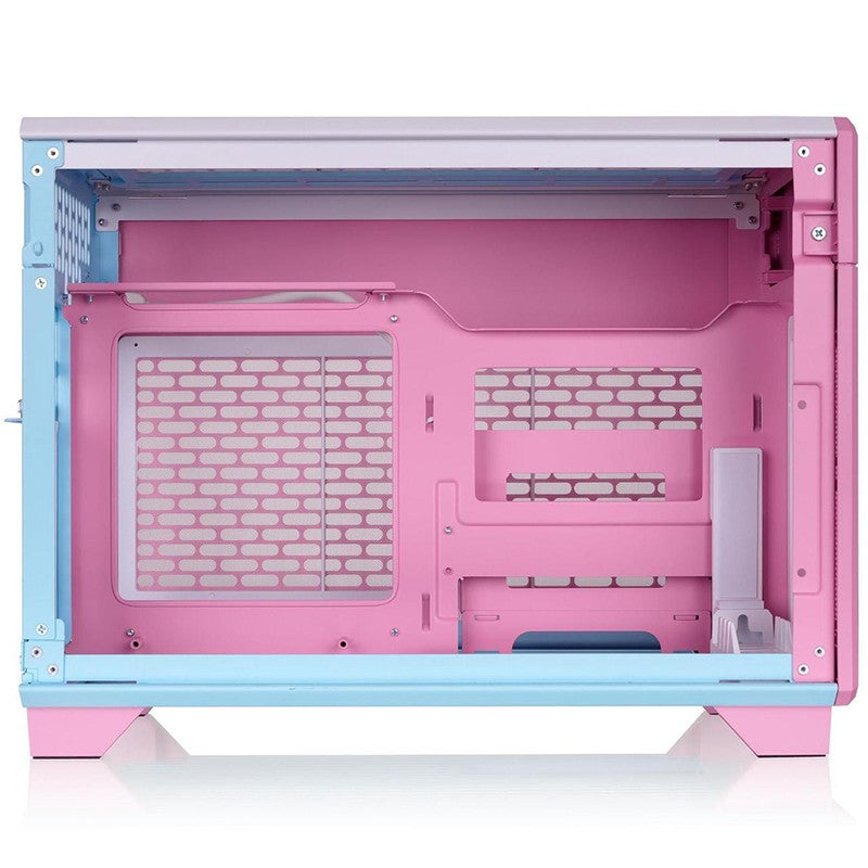 Thermaltake TR100 Mini Tower Compact Dual Chamber Mini-ITX Case - Bubble Pink