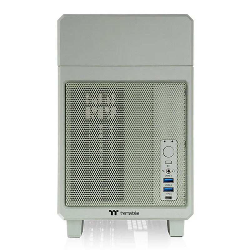 Thermaltake TR100 Mini Tower Compact Dual Chamber Mini-ITX Case - Matcha Green