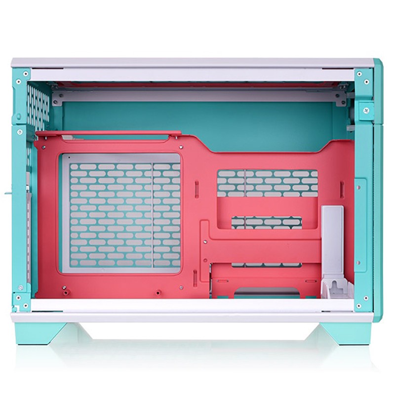 Thermaltake TR100 Mini Tower Compact Dual Chamber Mini-ITX Case - Mint Strawberry