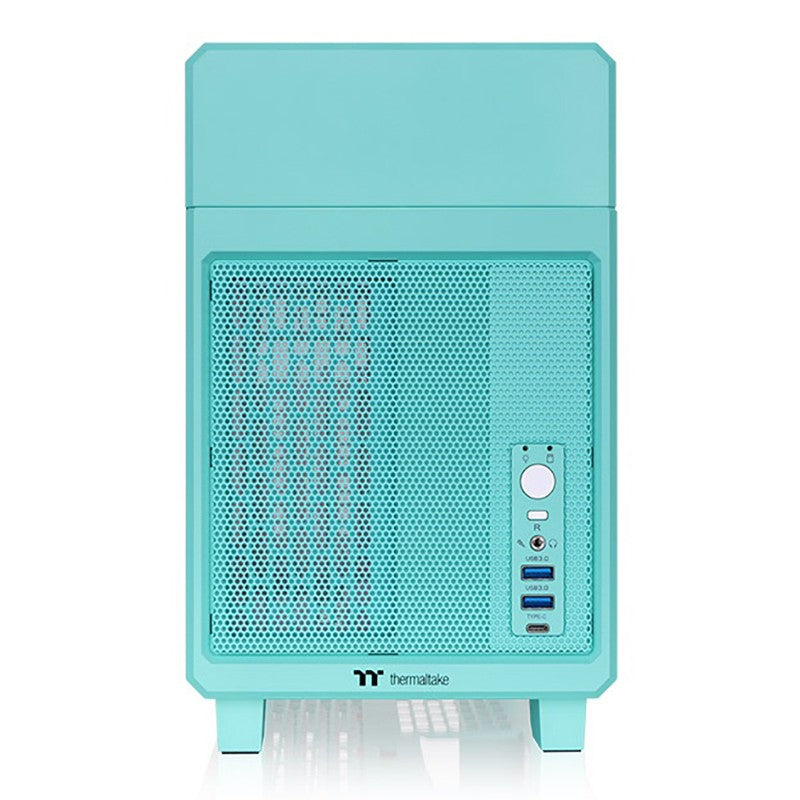 Thermaltake TR100 Mini Tower Compact Dual Chamber Mini-ITX Case - Mint Strawberry