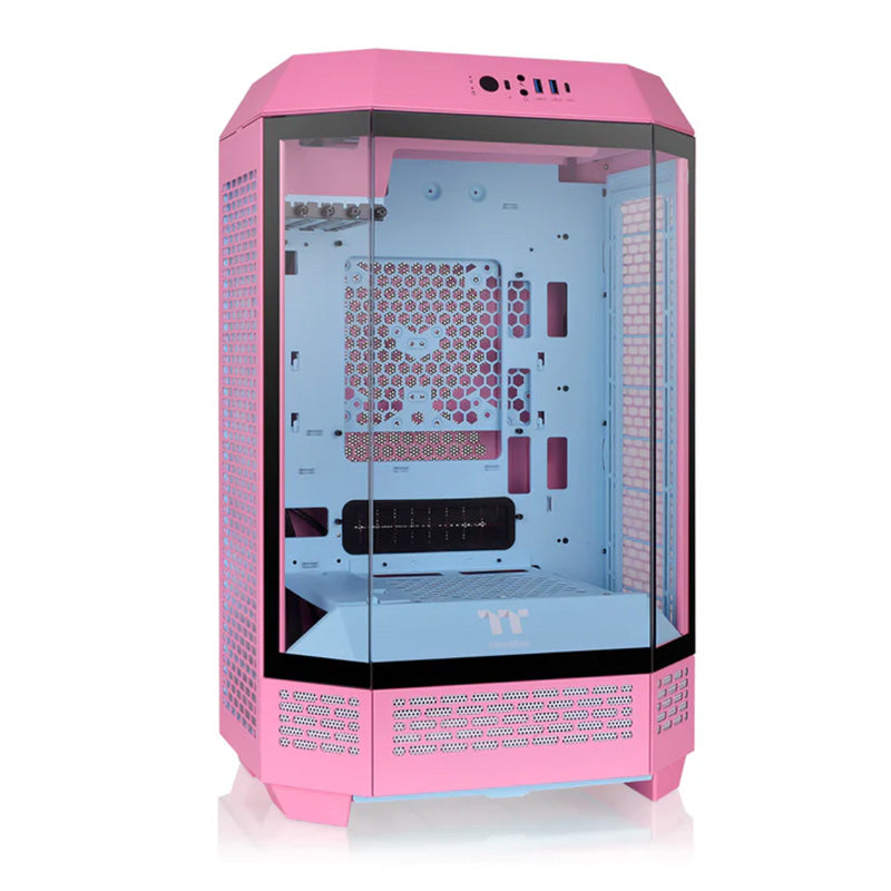 Thermaltake The Tower 300 TG mATX Case - Bubble Pink