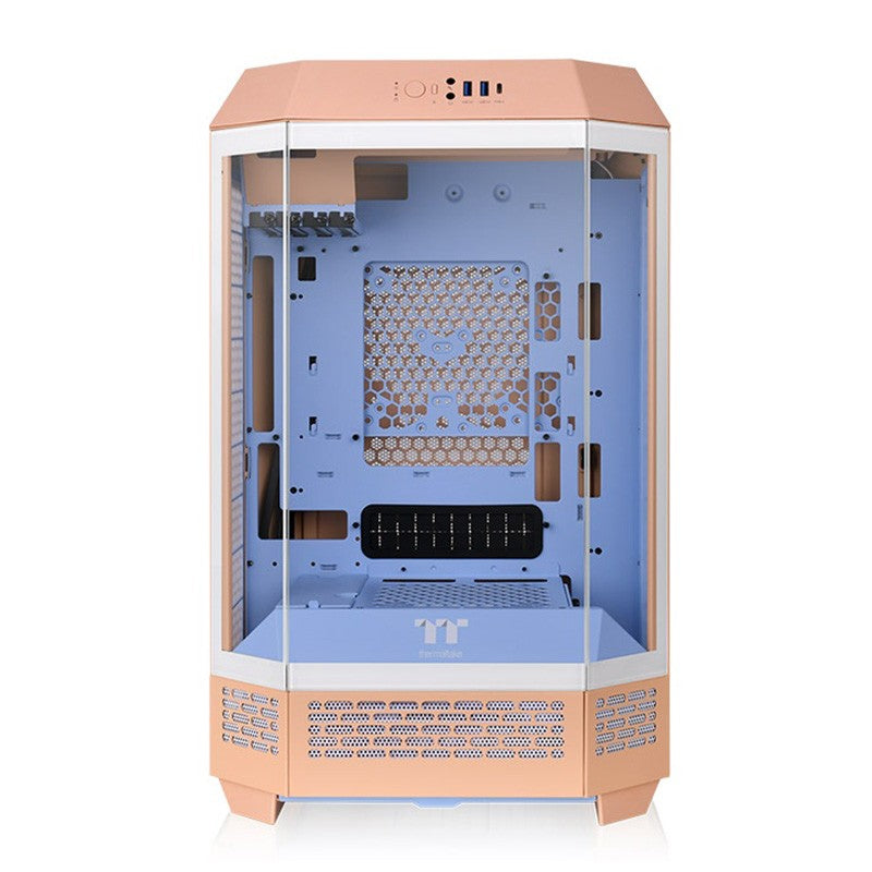 Thermaltake The Tower 300 TG mATX Case - Peach Fuzz