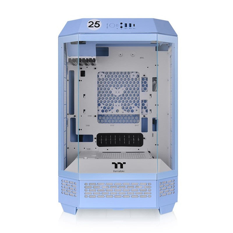Thermaltake The Tower 300 Tempered Glass Micro-ATX Tower Case - Hydrangea Blue Edition