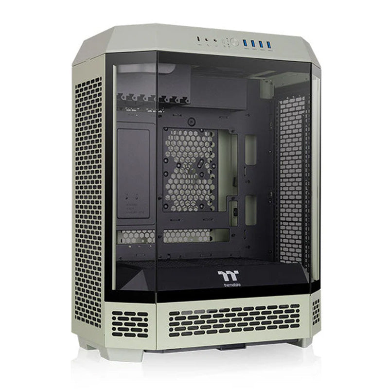 Thermaltake The Tower 600 TG Mid Tower ATX Case - Matcha Green