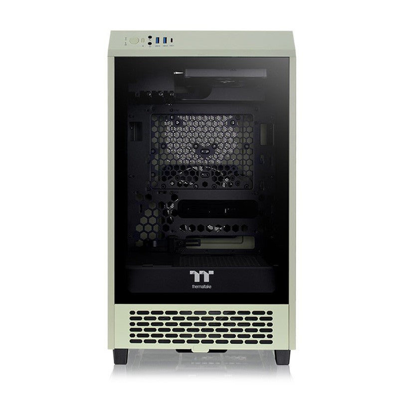 Thermaltake Tower 200 Mini TG Mini-ITX Case - Matcha Green