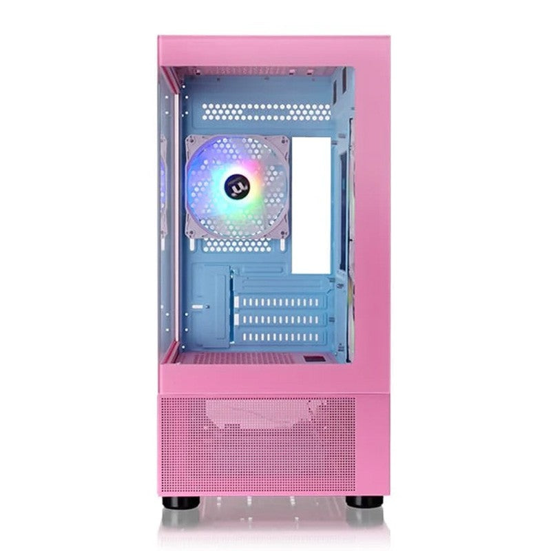 Thermaltake View 170 ARGB TG micro-ATX Case - Bubble Pink