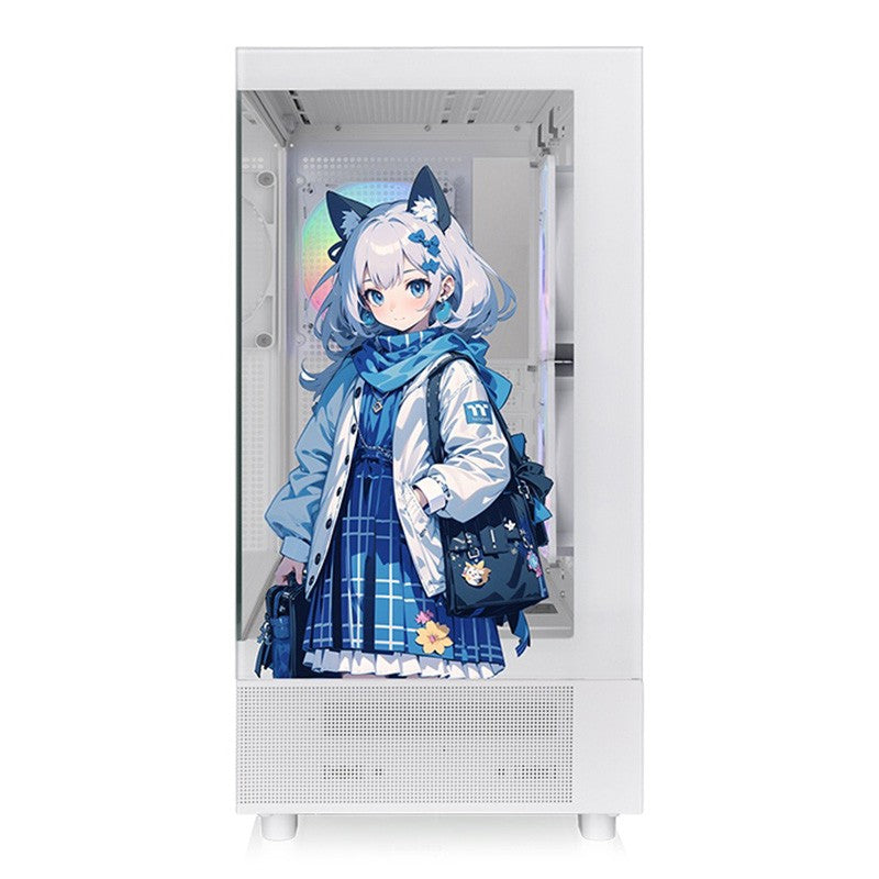 Thermaltake View 270 SP Edition ARGB TG Mid Tower E-ATX Case - Snow