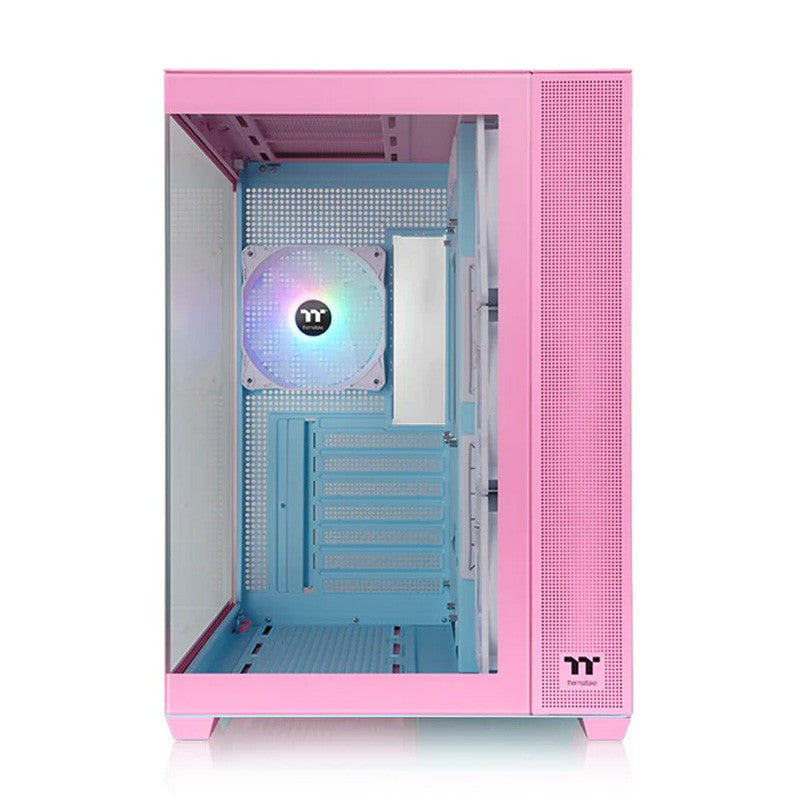 Thermaltake View 380 TG ARGB Mid Tower ATX Case - Bubble Pink