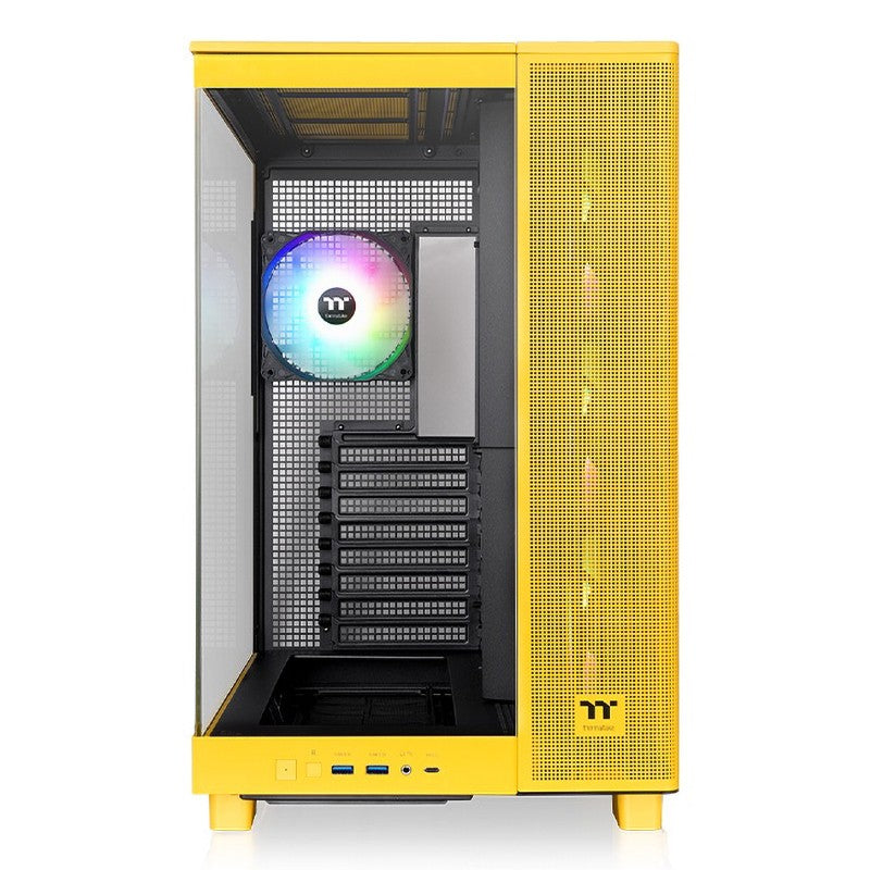 Thermaltake View 380 XL Tempered Glass ARGB Mid Tower ATX Case - Bumblebee