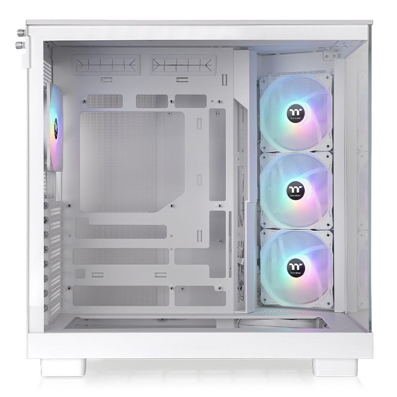 Thermaltake View 380 XL Tempered Glass ARGB Mid Tower ATX Case - Snow