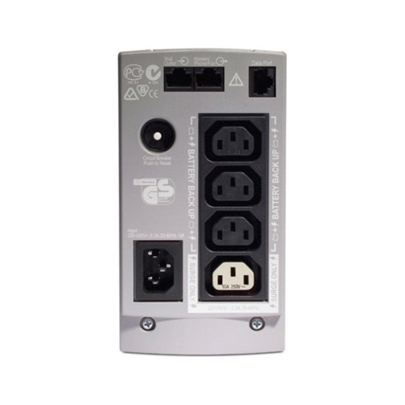 APC by Schneider Back-UPS 500VA/300W Tower UPS