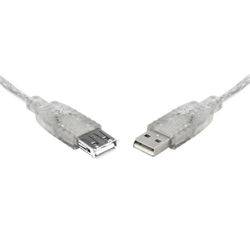 8ware High Speed USB 2.0 A to A Male to Female Extension Cable - 1m