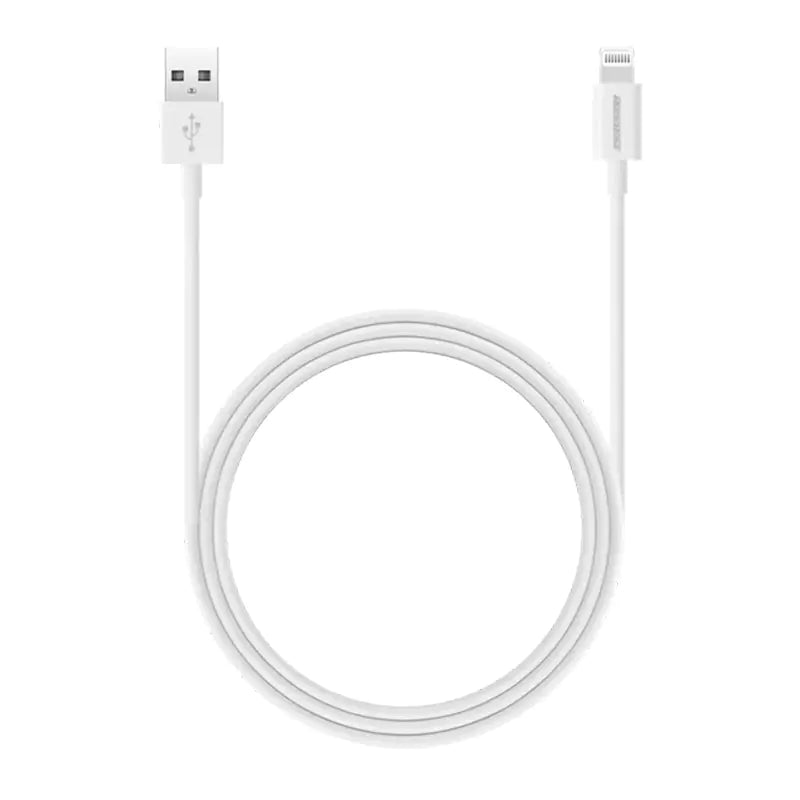 RockRose Ivory AL 2.4A USB to Lightning Charge & Sync MFi Cable 1m
