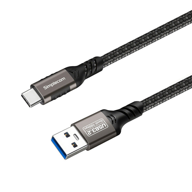Simplecom USB-A to USB-C Data and Charging Cable 1m