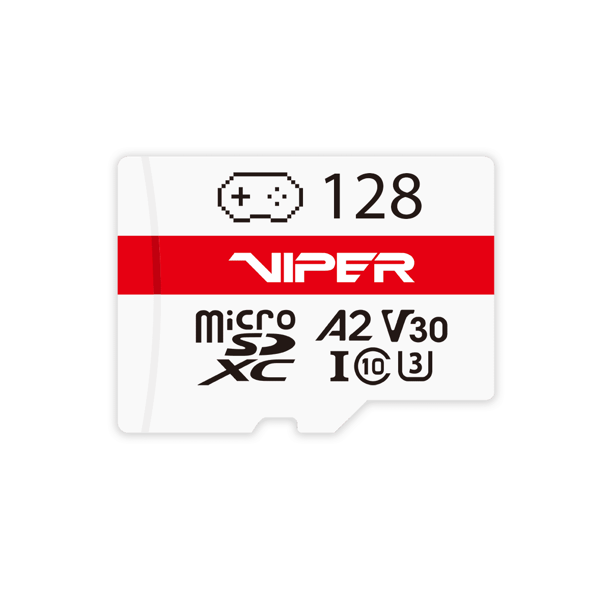 PATRIOT MEMORY  Series microSDXC CL10 U3 UHS-I V30 A2 - PV128GGM32MCX Supports 4H Video Recording