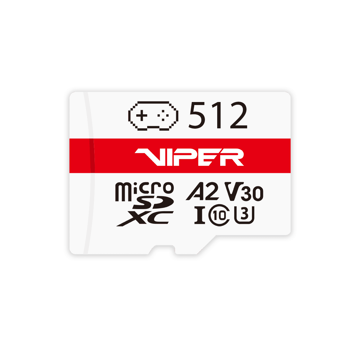 PATRIOT MEMORY  Series microSDXC CL10 U3 UHS-I V30 A2 - PV512GGM32MCX Support 4K Video Recording