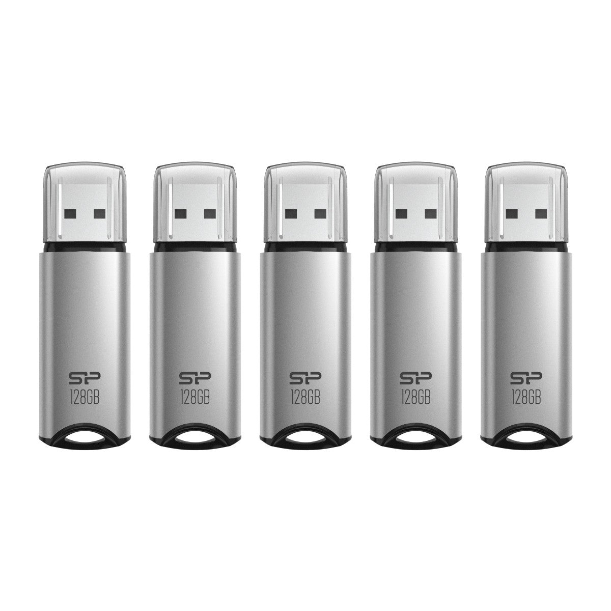 Silicon Power 128GB Marvel M02 USB 3.0 Flash Drive - Silver