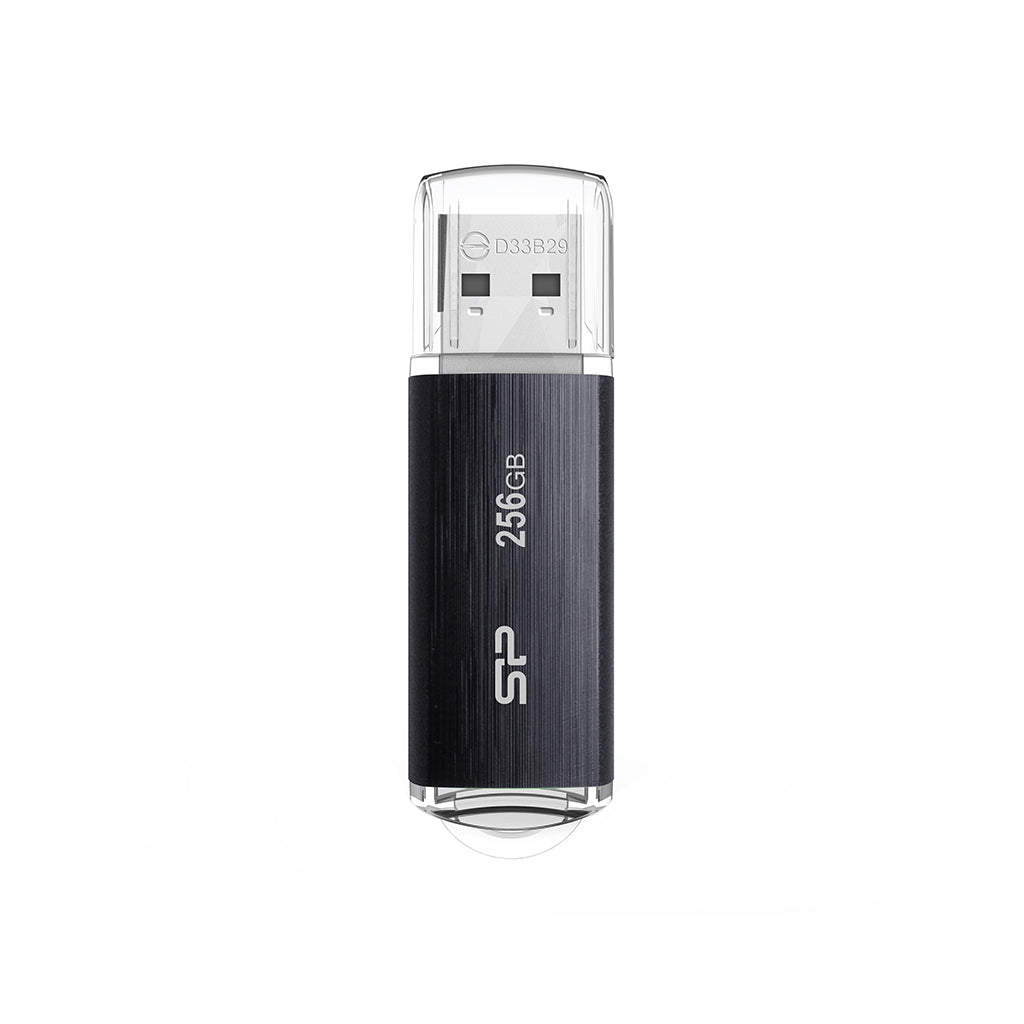 Silicon Power 256GB Blaze B02 USB 3.0 Flash Drive for Data Storage,Black