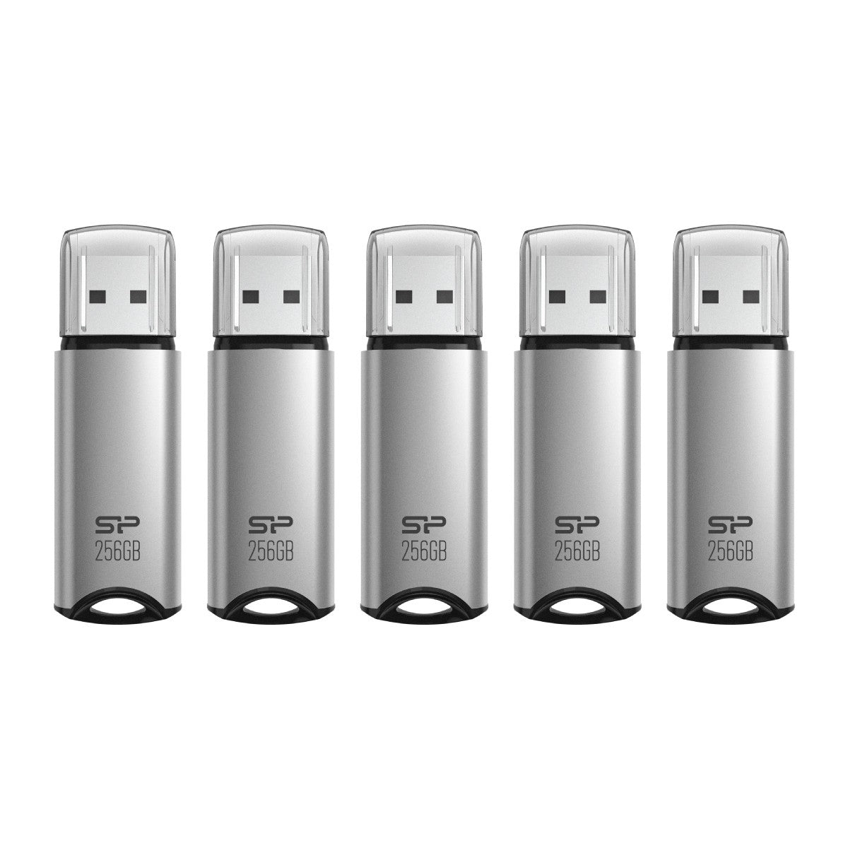 Silicon Power 256GB Marvel M02 USB 3.0 Flash Drive - Silver