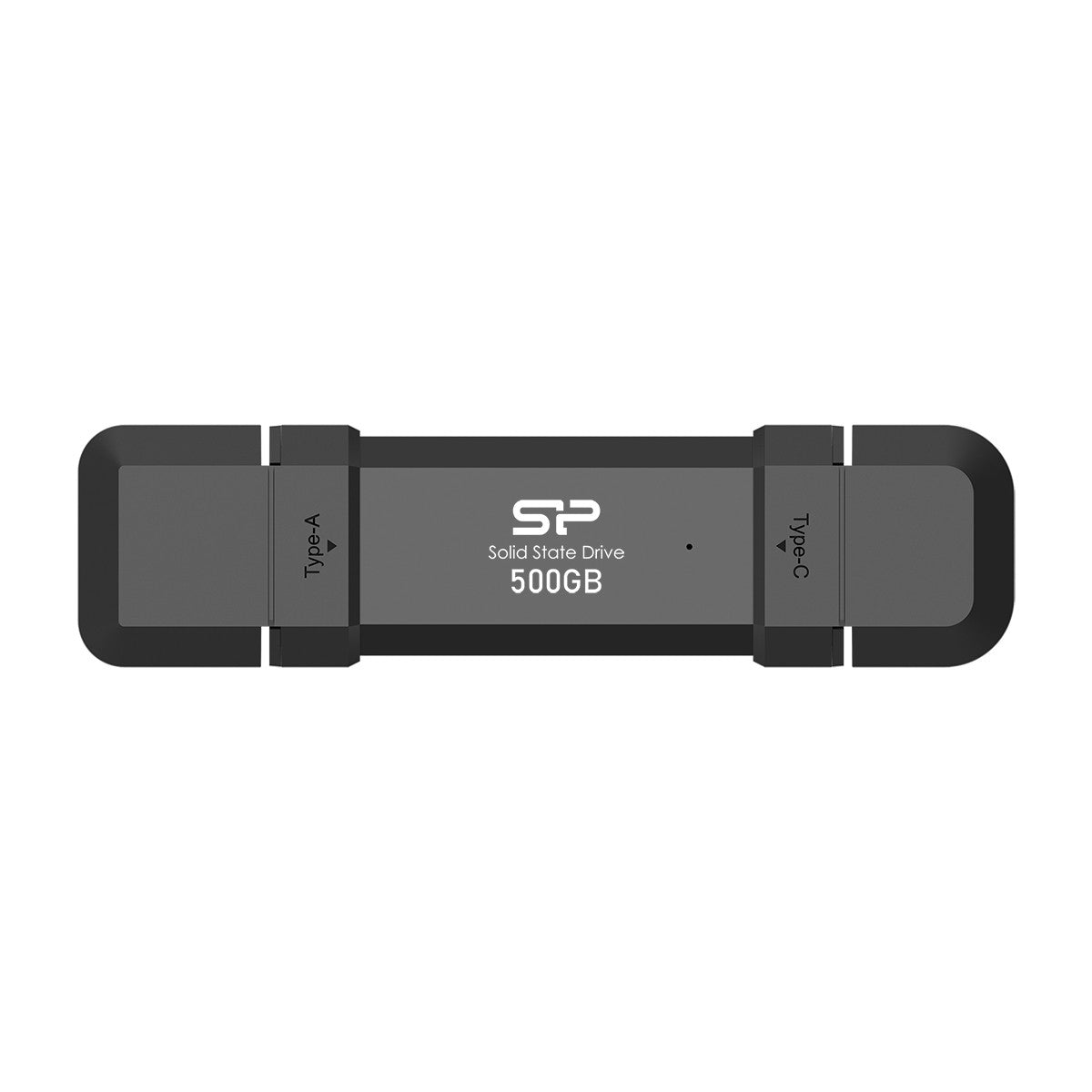 Silicon Power 500GB DS72 R/W up to 1050/850 MB/s, Pocket-Sized, Portable External SSD, External Solid State Drive, USB-C/A,
