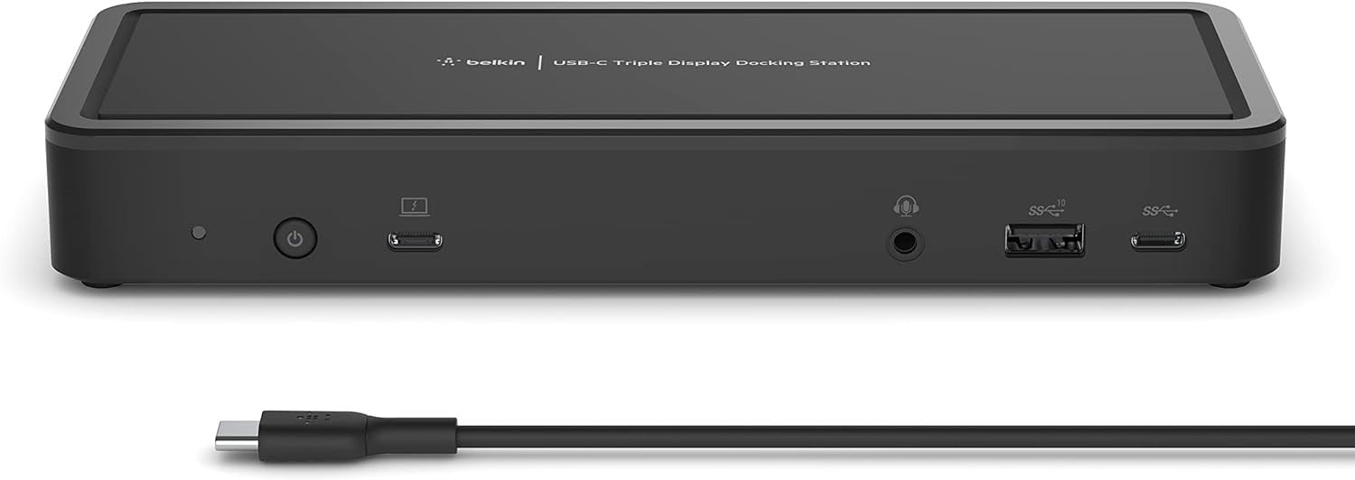 Belkin 14-port USB-C Docking Station 65W PD 4K Display 2x HDMI 2xDisplay Port Chromebook Certified