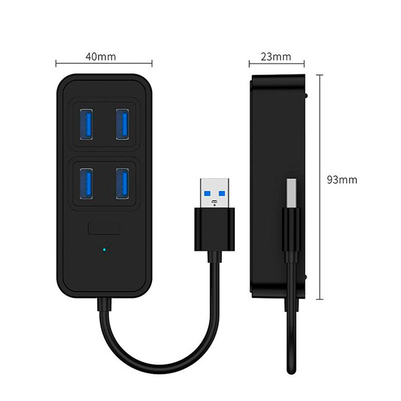 SEEDREAM 4 in 1 Type-A HUB USB 3.0 Splitter PD Charging OTG Adapter Data Transfer Expander Docking Station For Laptop PC Tablet Expander