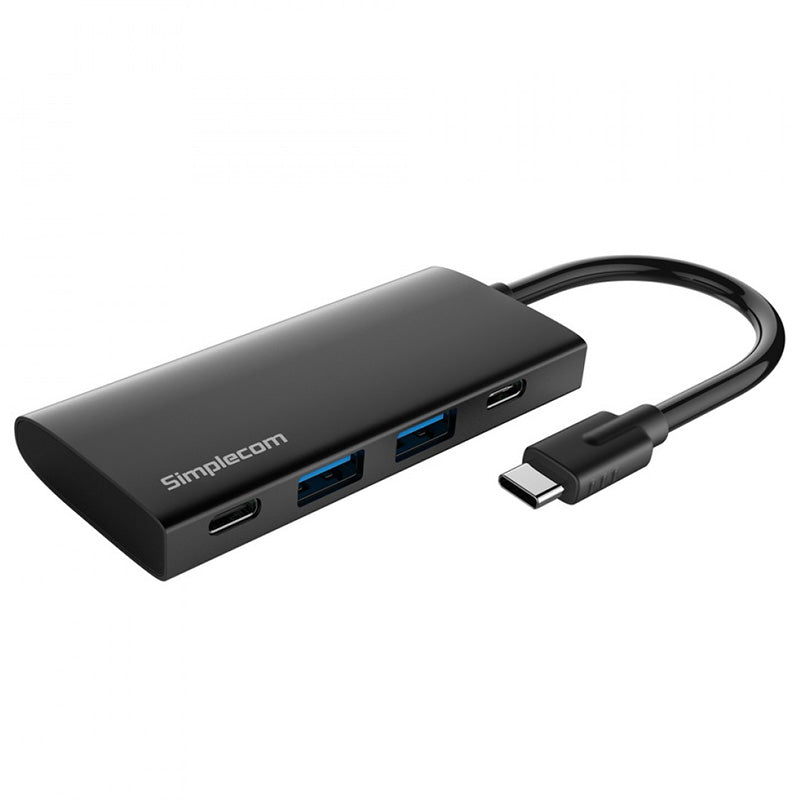 Simplecom 4-Port 2 x USB-A and 2 x USB-C to USB-C Hub
