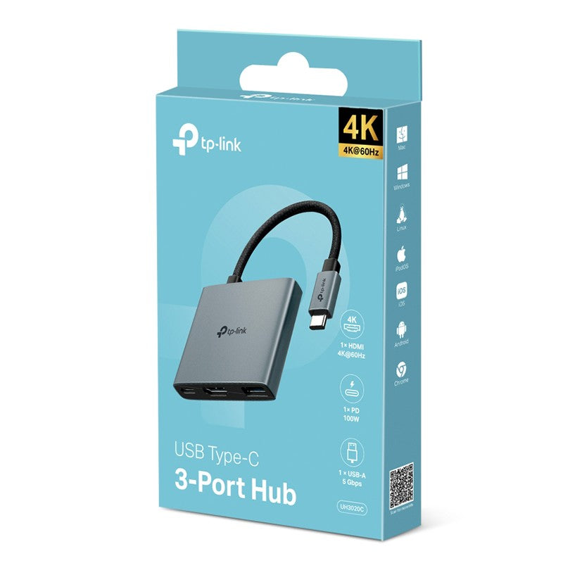 TP-Link UH3020C USB Type-C 3 in 1 USB Hub