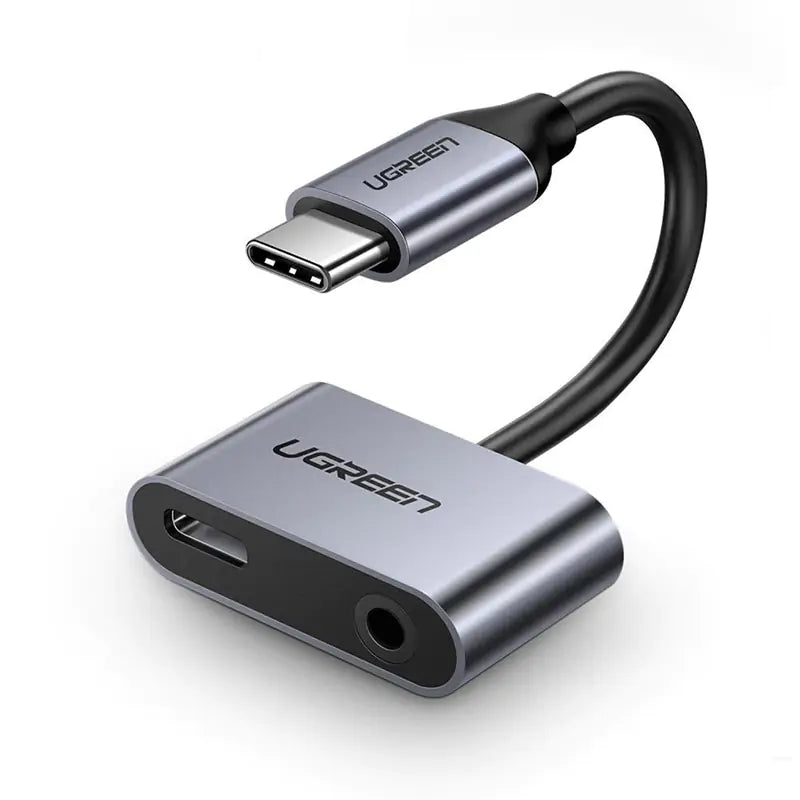 UGreen USB-C to 3.5mm Audio + USB-C Female Adapter
