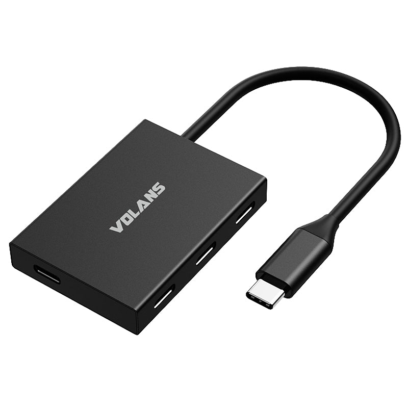 Volans Aluminium USB-C 10Gbps to 4-Port USB-C Hub