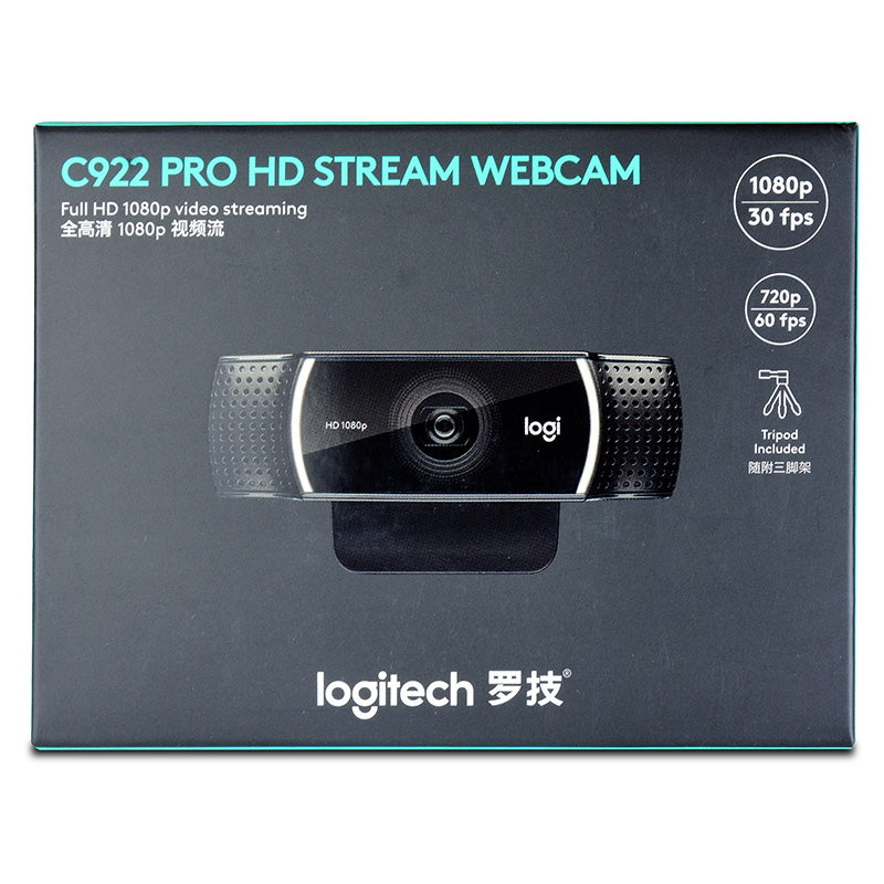 Logitech C922 Pro Stream Full HD 1080P Webcam