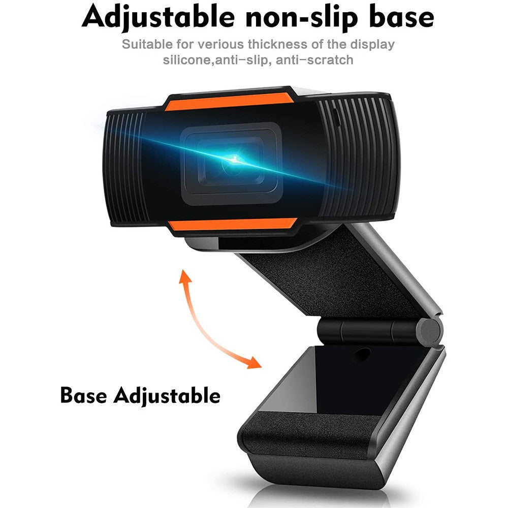 K25 Webcam 1080P USB Camera Ultra Wide Angle with Built-in Microphone for Laptop PC Online Teaching