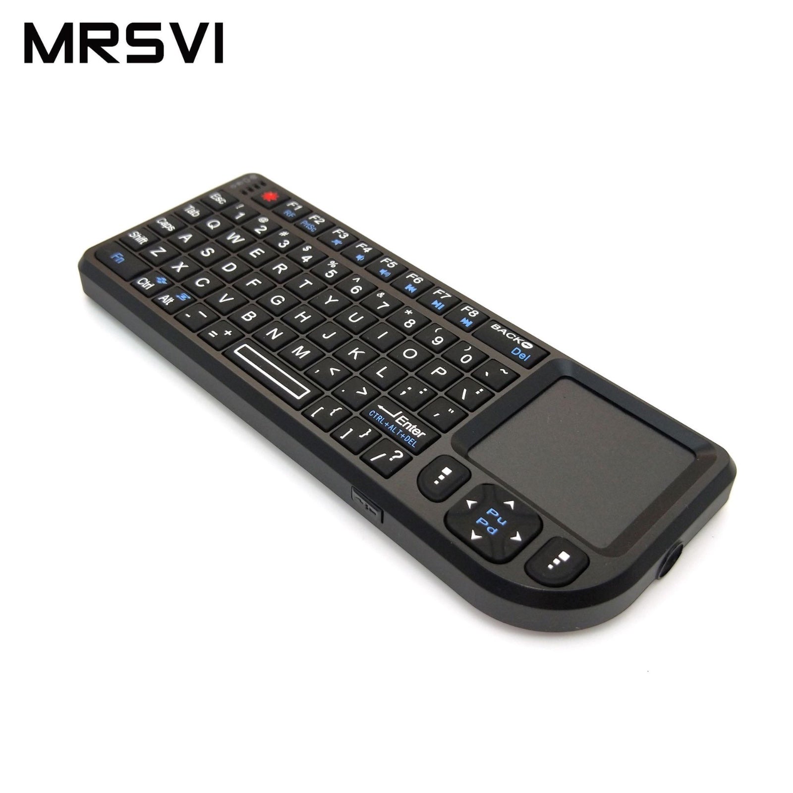 2.4g A8 keyboard with touch control, multifunctional seven color backlight, multilingual USB handheld keyboard