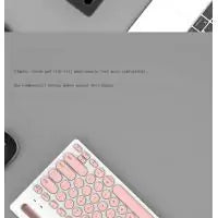 Wireless Bluetooth keyboard is suitable for multi device connection iPad computer mobile keyboard is simple, fashionable and portable