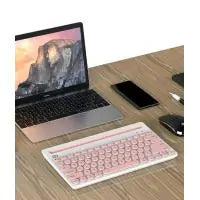 Wireless Bluetooth keyboard is suitable for multi device connection iPad computer mobile keyboard is simple, fashionable and portable