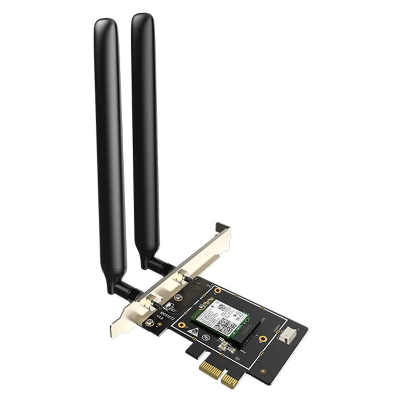 Tenda E33 AX5400 Tri-band Gigabit Wi-Fi 6E Bluetooth PCI-E Adapter