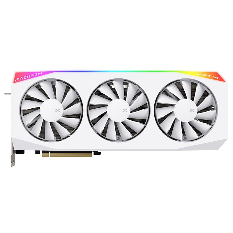XFX Mercury AMD Radeon RX 9070 XT OC White Magnetic Air Edition with RGB 16G Graphics Card